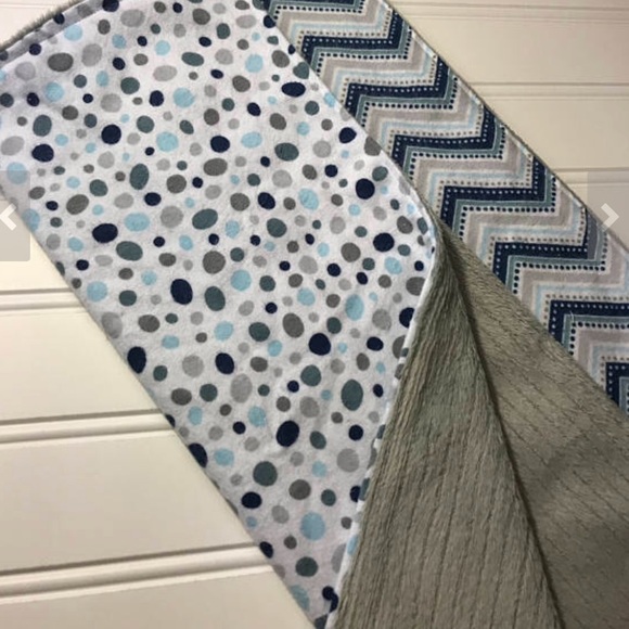 Other - Chenille Baby Burp Cloth Set, Baby Boy gift (2)